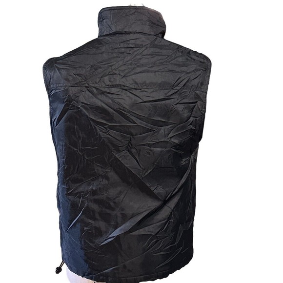 Northwest Territory Black Waterproof Utility Vest Fleece Interior‎ Men’s Small - Picture 2 of 5